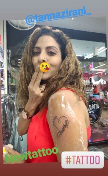 PICS & VIDEO: TV Actor Bakhtyar Irani Gets Wife Tannaz's Full Face INKED On His Back, She Gets His Name On Her Arms!