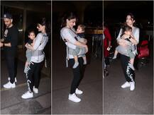 PHOTOS: Soha Ali Khan\'s BABY GIRL Inaaya Kemmu is TOO CUTE TO HANDLE Cuddled Up In Her Mommy\'s Arms At The Airport!
