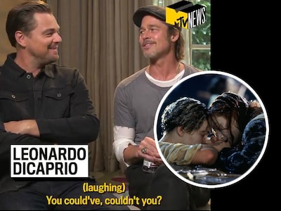 Brad Pitt Teases Leonardo Dicaprio About Titanic Door Scene