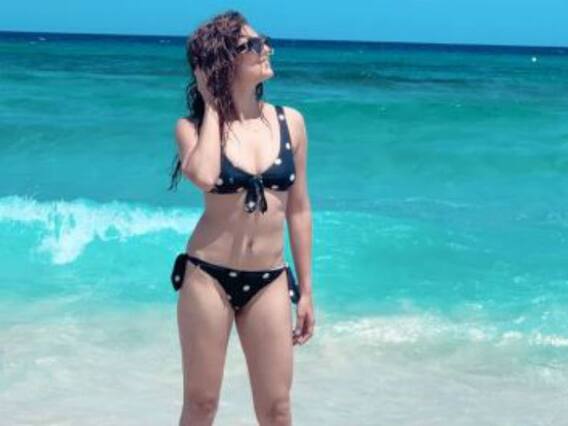 TV actress Drashti Dhami Raises OOMPH In A Tiny Bikini While Holidaying With Hubby In Spain!