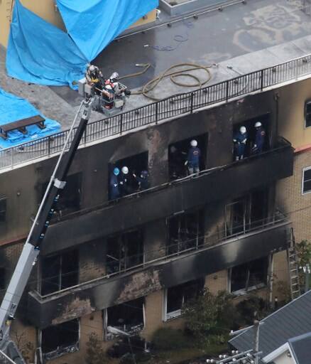 Kyoto: A suspected arson attack on an animation production company in Japan killed 24 people and injured dozens more on Thursday, with flames gutting the building in the city of Kyoto. Police said the fierce blaze appeared to have been started deliberately but there was no immediate information on a possible motive. It is said that a man screaming “You die!” burst into an animation production studio in Kyoto. /AFP Image