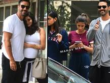 Post His baby Boy\'s Arrival, Arjun Rampal Poses At The Hospital With His Two Daughters Mahikaa & Myra!