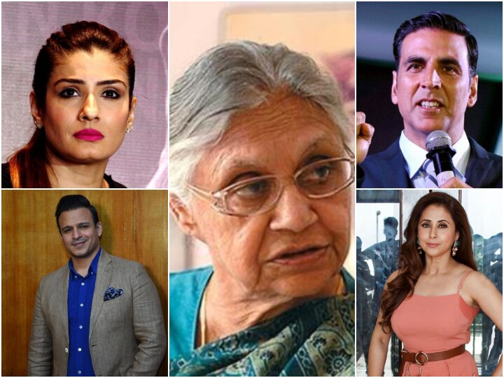 Sheila Dikshit dead at 81: Akshay Kumar, Raveena Tandon, Vivek Oberoi & Other Bollywood Celebs Express Their Condolence Sheila Dikshit Death: Akshay Kumar, Raveena Tandon & Other B'wood Celebs Offer Condolences