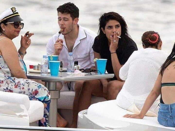 PIC! 'Asthmatic' Priyanka Chopra Enjoys A Smoke On Yacht With Hubby Nick Jonas, Gets TROLLED Heavily PIC! 'Asthmatic' Priyanka Chopra Enjoys A Smoke On Yacht With Hubby Nick Jonas, Gets TROLLED Brutally