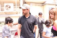 PICS: Hrithik Roshan Enjoys A Movie Date With Kids Hridhaan, Hrehaan & EX Wife Sussanne; Actor Consoles His Young Fan