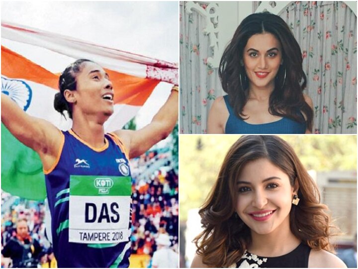 Anushka Sharma, Taapsee Pannu & Other Bollywood Celebs Congratulate 'Supergirl' Hima Das Anushka Sharma, Taapsee Pannu & Other Bollywood Celebs Congratulate 'Supergirl' Hima Das