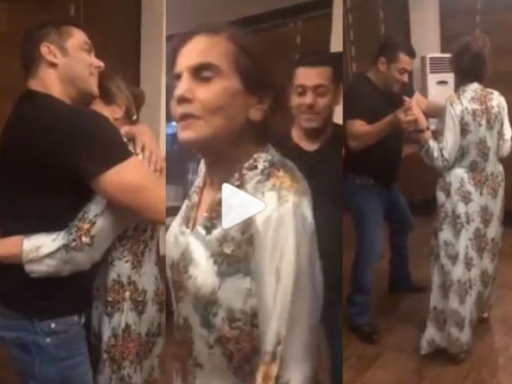 WATCH: Salman Khan Dances To 'Cheap thrills' with mom Salma Khan WATCH: Salman Khan Grooves To 'Cheap Thrills' With Mom Salma Khan