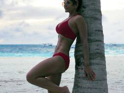 47-Year-Old TV Actress Mandira Bedi FLAUNTS Her Killer Bikini Body in Maldives!