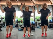 WATCH: Hrithik\'s Mom Pinky Roshan Dances To Super 30’s Jugraafiya Song After Her Fitness Session!