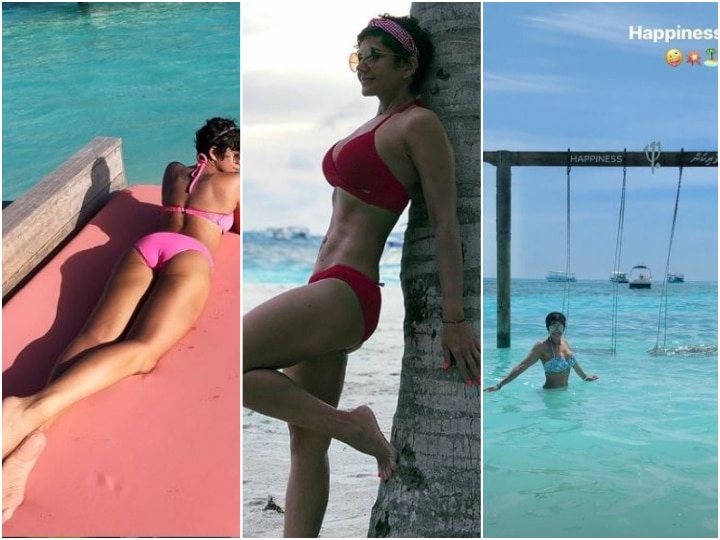 Actress Mandira Bedi Shares More BIKINI PICS From Her Maldives Vacation!  Mandira Bedi Is In No Mood To Stop! 47-Year-Old TV Actress Shares More Bikini Clicks From Her Exotic Maldives Vacation!