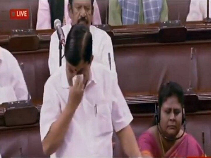 WATCH: During Farewell Speech in Rajya Sabha, AIADMK's V. Maitreyan Breaks Down WATCH: During Farewell Speech in Rajya Sabha, AIADMK's V. Maitreyan Breaks Down