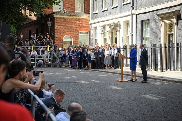 The 62-year-old outgoing British Prime Minister spoke of the