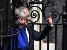 IN PICS: Theresa May Bows Out As UK Prime Minister With A Final Statement In Downing Street