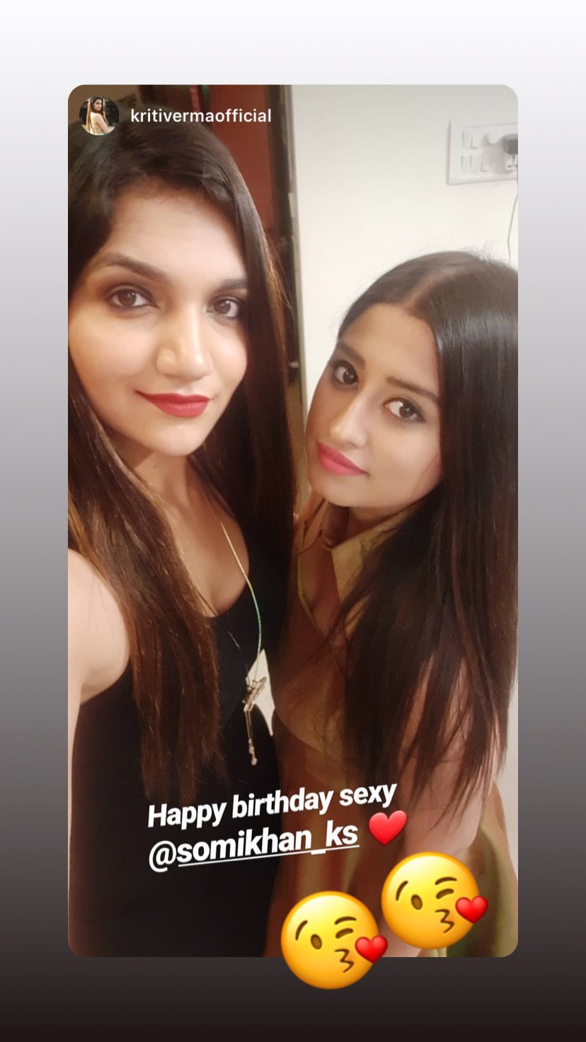 Bigg Boss 12' Contestant Somi Khan Celebrates Birthday With Co-Contestants Rohit Suchanti And Srishty Rode