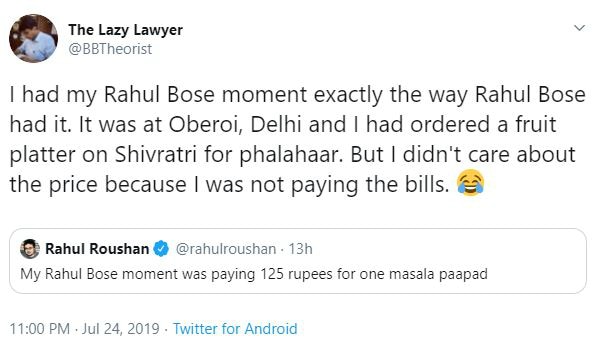 VIDEO: Rahul Bose In Shock as 5-Star Hotel Charges Rs 442 For 2 Bananas; Netizans Share Their 'Rahul Bose Moment