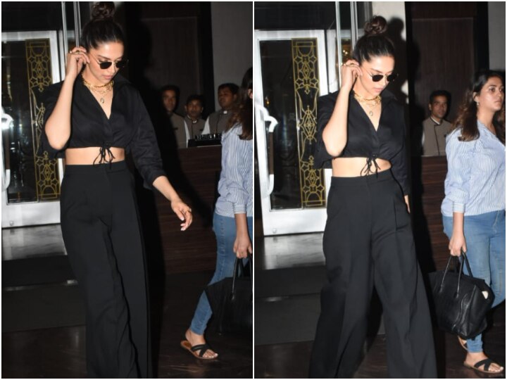 Deepika Padukone Is A 'Fighter' In All-Black Pant Suit; See Latest Photos -  News18