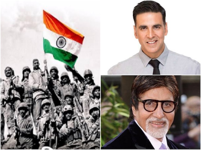 Amitabh Bachchan, Akshay Kumar & Other B'wood Celebs Pay Homage To Soldiers On Kargil Vijay Diwas Amitabh Bachchan, Akshay Kumar & Other Bollywood Celebs Pay Homage To Soldiers On Kargil Vijay Diwas