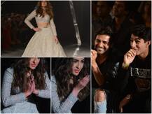 PICS & VIDEO: With Her Adaah, Poise & Confidence Sara Ali Khan MESMERISES On Ramp As Brother Ibrahim & Kartik Aaryan Turn Cheerleaders For Her!
