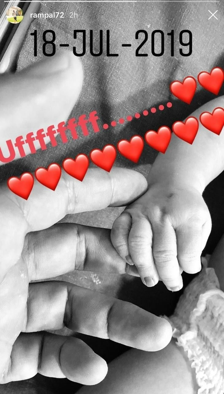 Arjun Rampal's Girlfriend Gabriella Demetriades Shares FIRST PIC Posing With Their NEWBORN Son And It Will Melt Your Hearts!