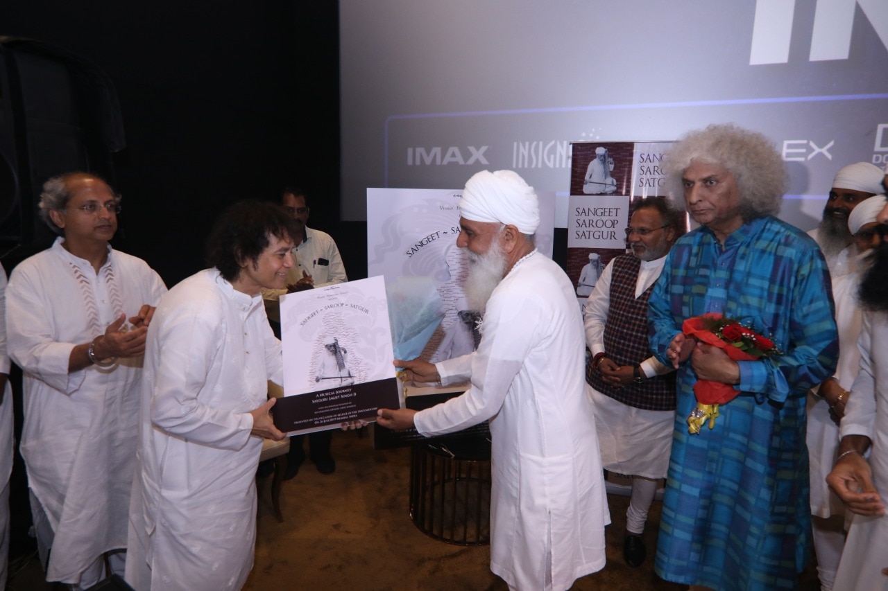 Ustad Zakir Hussain & Pandit Shiv Kumar Sharma Attend the Premiere Of Documentary On A 100-year-old Musical Legacy