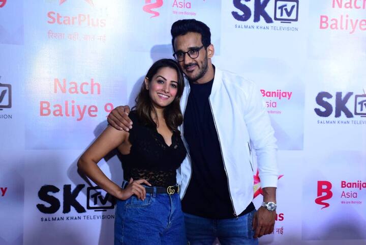 'Nach Baliye 9' jodi Anita Hassanandani & Rohit Reddy at the success bash.