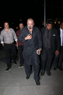 PICS: Ahead Of Birthday, Sanjay Dutt Enjoys Dinner With Wife Maanyata, Kids Iqra & Shahraan; Sister Priya Dutt Spotted With Her Family!