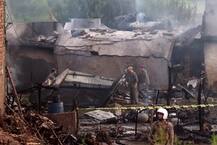 PICTURES: Pakistan Military Plane Crashes In Rawalpindi, 15 Killed