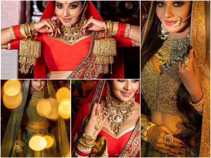 EX Bigg Boss Contestant & TV Actress Monalisa BRIDAL PHOTO SHOOT!  EX Bigg Boss Contestant & TV Actress Monalisa Looks DROP-DEAD-GORGEOUS In Her BRIDAL PHOTO SHOOT!