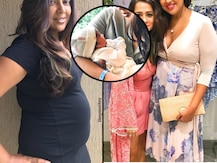 Sameera Reddy wears shapewear spanx to hold her postpartum bulges