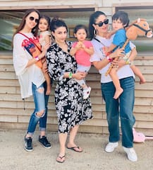 PICS: Adorable Inaaya Naumi Kemmu Melting Hearts With Her Cuteness At London Vacation With Mom And Dad!
