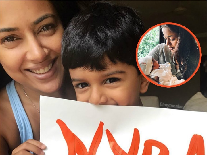Sameera Reddy reveals the names of her newborn baby girl with son Hans, names daughter Nyra Varde! Sameera Reddy Reveals Her Newborn Daughter's Name With Son Hans Varde