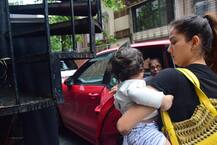 Shahid Kapoor\'s Adorable Kids Duo Misha And Zain Clicked At The Playschool With Mommy Mira Rajput!