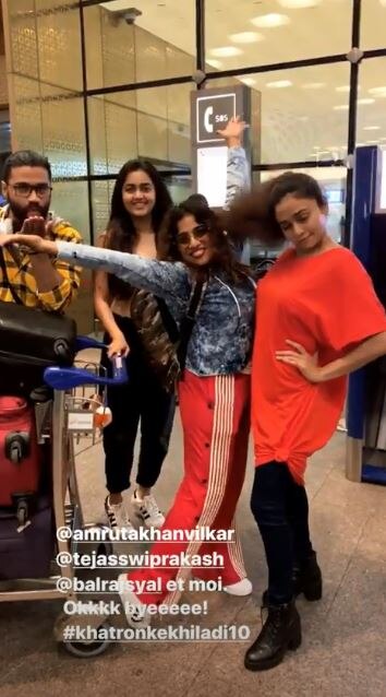 PHOTOS: Khatron Ke Khiladi 10 Contestants Karan Patel, Karishma Tanna, Shivin Narang, Adaa Khan And Other CELEBS Leave For Bulgaria For Shoot!