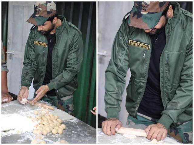 SEE PICS: 'Uri' Actor Vicky Kaushal Turns Chef For Indian Army! 'Uri: The Surgical Strike' Actor Vicky Kaushal Turns Chef For Indian Army! See Pictures!