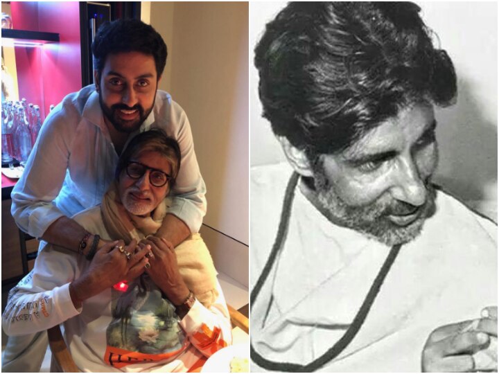 Amitabh Bachchan Celebrates 'Second Birthday', Abhishek Bachchan Shares Post Coolie Incident PIC Of Big B Amitabh Bachchan Celebrates 'Second Birthday', Son Abhishek Says- 'True Legends Are Born Twice'