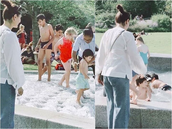 Kareena Kapoor's Son Taimur Ali Khan Chills In The Pool In London As Mommy Watches; SEE PICS Baby Taimur Ali Khan Chills In The Pool In London As Mommy Kareena Kapoor Watches; SEE PICS