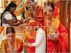 IN PICS: Newly Married Actress-MP Nusrat Jahan Looks RESPLENDENT As She Gets DECKED UP For Her First Hariyali Teej Post Wedding!