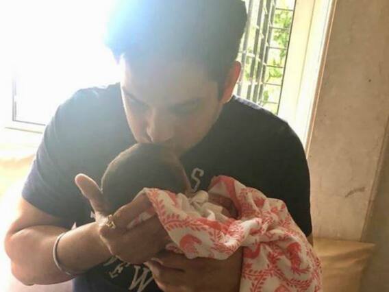 FIRST PICS: TV actress Priyanka Kalantri's Hubby Vikas Kalantri Introduces Their Newborn Son After 10 Days Of Birth!