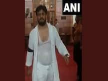 Two PDP MPs Tear Copies Of Constitution In RS, One Of Them Protests By Stripping