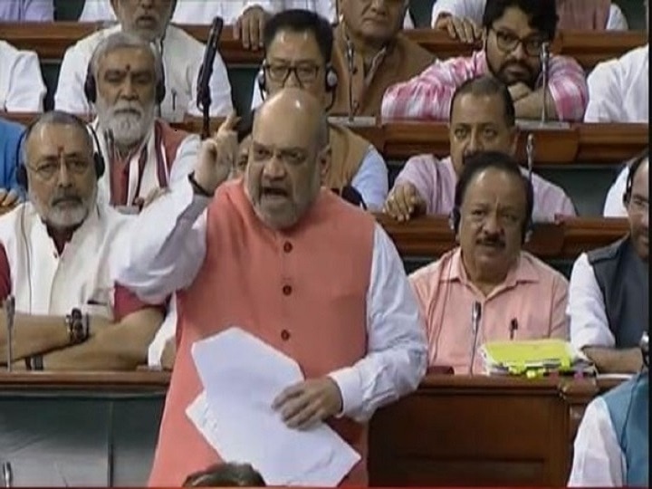 Article 370 Lok Sabha jammu and kashmir satyapal malik amit shah When We Say Kashmir, We Also Mean PoK; Would Give Our Life For It: HM Shah In Lok Sabha