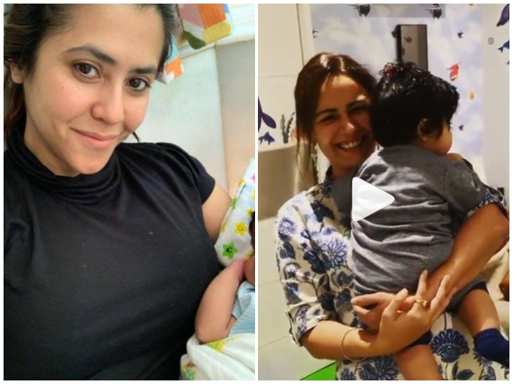 Ekta Kapoor Posts Adorable Video Of Her Baby Boy Ravie Kapoor & Mona Singh! WATCH: Ekta Kapoor Posts Adorable Video Of Her Baby Boy Ravie Kapoor With Doting Maasi Mona Singh!