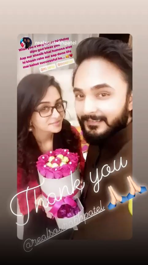 PICS & VIDEO: Shoaib Ibrahim Wishes 'Gharwali' Dipika Kakar With A CUTE Post On Her birthday