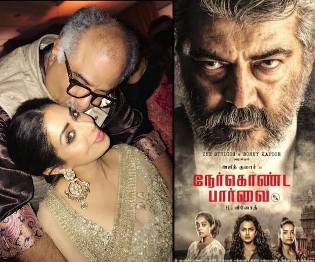 Have Managed To Fulfil Sridevi's Dream: Boney Kapoor On His Maiden Tamil Production Venture 'Nerkonda Paarvai' Have managed to fulfil Sridevi's dream: Boney Kapoor on his maiden Tamil production venture 'Nerkonda Paarvai' starring Ajith Kumar