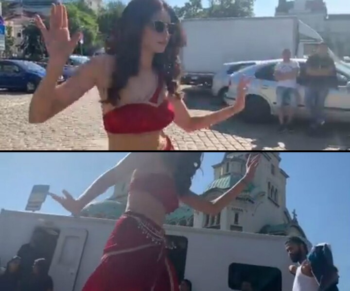 Khatron Ke Khiladi 10: Karishma Tanna dances on the streets of Bulgaria in 'Naagin' attire, Anita Hassanandani-Karan Tacker troll her, Nervous contestants turn 'filmy'! Khatron Ke Khiladi 10: Karishma Tanna Dances On The Streets Of Bulgaria, 'Naagin 3' Co-Star Anita Hassanandani TROLLS Her!