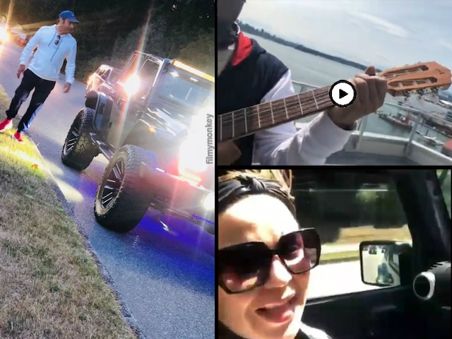Kapil Sharma Plays Guitar, Pampers Pregnant Wife With Long Drives On Their Babymoon In Cananda, Asks Her Kapil Sharma & Ginni Chatrath enjoying Babymoon with long drives, guitar playing in Cananda's Vancouver