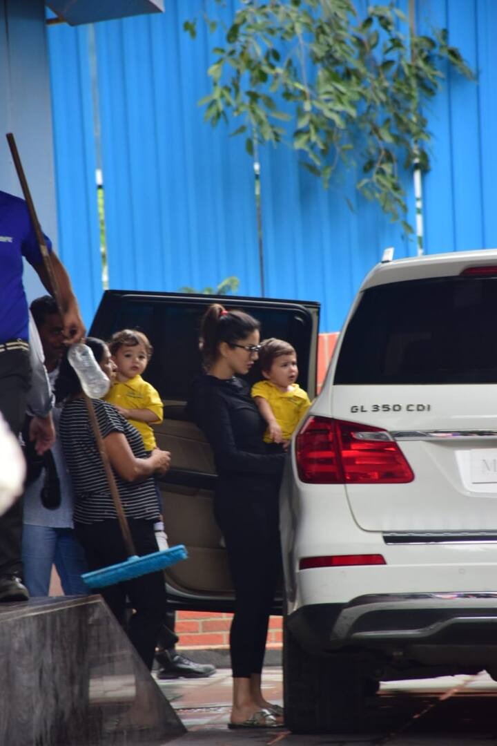 Sunny Leone's kids are the new paparazzi favourites after Taimur Ali Khan and almost every day we get to see new pics of the cuties. 