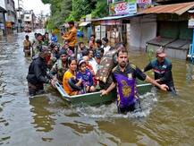Flood Fury Continues In Maharashtra, Kerala, Karnataka & Gujarat; 83 NDRF Teams Dispatched For Relief Works