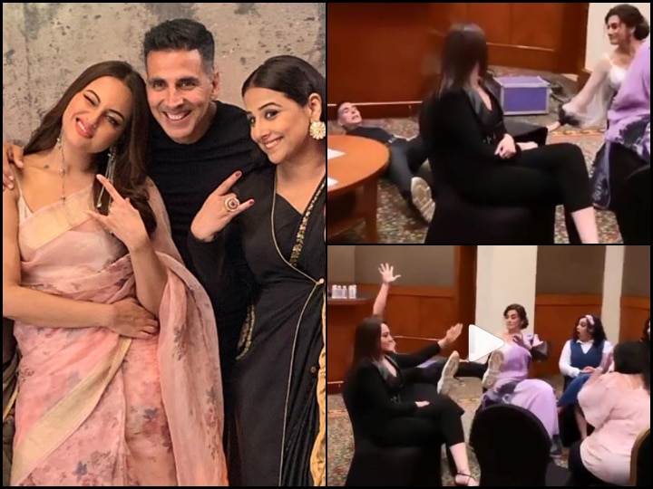 Mission Mangal: When Sonakshi Sinha Knocked Akshay Kumar Off His Chair (WATCH VIDEO) WATCH: When Sonakshi Sinha Knocked 'Mission Mangal' co-star Akshay Kumar Off His Chair