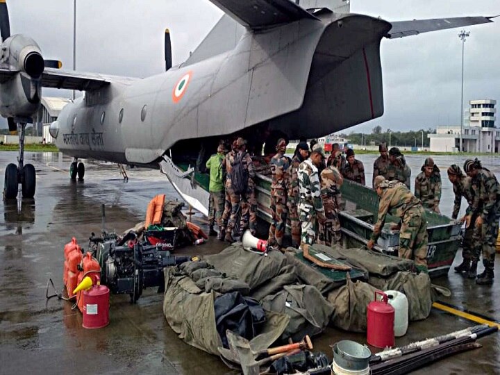 Monsoon Update: Army, Navy Rev Up Rescue Operations In Flood-Hit States Monsoon Update: Army, Navy Rev Up Rescue Operations In Flood-Hit States