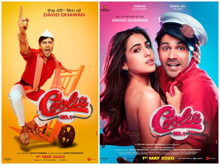 'Coolie No. 1' First Look Posters: Varun Dhawan & Sara Ali Khan Are Just So Sizzling In Their New Avatars For David Dhawan's Film! FIRST LOOK POSTERS: Varun's 'Coolie' Avatar & Sara's Glam Look Will Leave You Excited For 'Coolie No. 1'!
